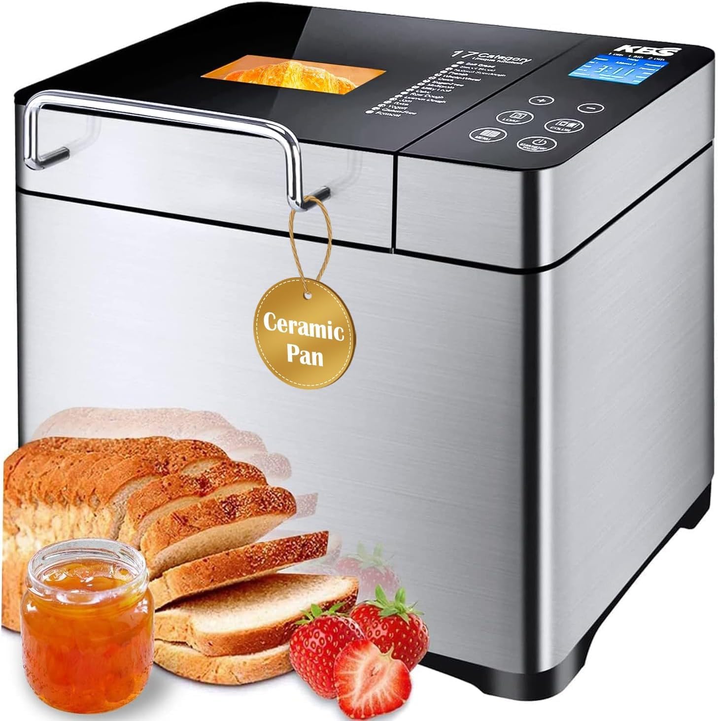KBS 17-in-1 Bread Maker with Gluten-Free PROG